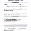 JOB APPLICATION