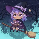 Aikumi holloween evil witch 