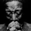 black guy praying