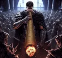guts smoking a big ass cigar