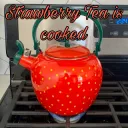 Strawberry Tea is cooked 