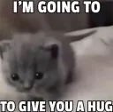 Hugging you