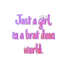 just a girl