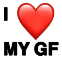 I ❤ my gf