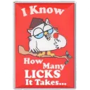 How many licks 