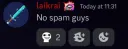 no spam guys