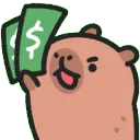 小水豚 動態表情貼_3