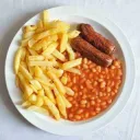 Sausage Chips And Beans