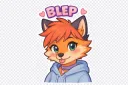 Cute fox *blep