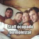 Staff ocupado