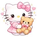 Hello kitty teddy 
