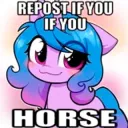 Repost if horse