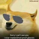 sorry i can't see you