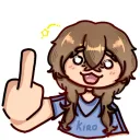 KiroMiddleFinger