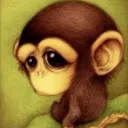 sad monkey