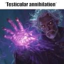 Testicular annihilation