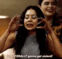 Ima get violent 