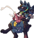 Lucario Lapsit Fuck Lucario