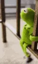 scared kermit erm....