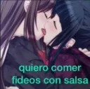 quiero comer fideos con salsa