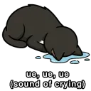 ue ue ue / sound of crying Taz