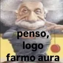 penso, logo farmo aura