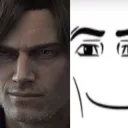 leon kennedy roblox smirk