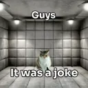 It was a joke