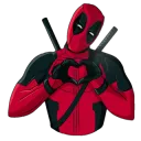 heart hands Deadpool 