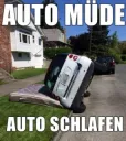 auto müde, auto schlafen