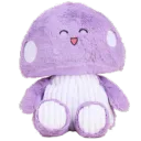 Purple mushroom head