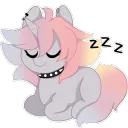 DragKitty sleeping peacefully