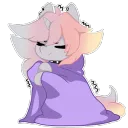 DragKitty cold and grumpy