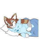 Cuddling /floppaa