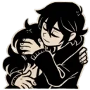 Graves siblings hugging
