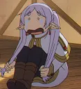 Frieren crying