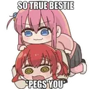 Pegs you