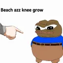 Beach azz knee grow