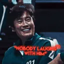 nobody laughs with him