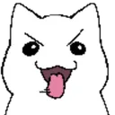 Tongue cat