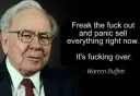 freak the fuck out and sell