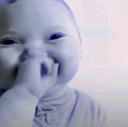 Laughing baby