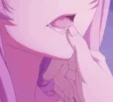 rubbing lips
