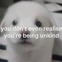you’re being unkind