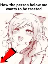 Petting cat
