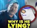 why is he lying