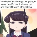 stop talking