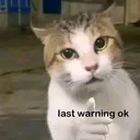 Last warning