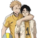 Terushima Yuuji and Dwain Terushima Yuuji and Dwain