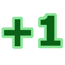 +1